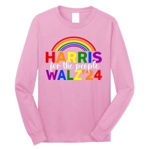 Harris Waltz 2024 For The People Lgbt Kamala Harris Long Sleeve Shirt