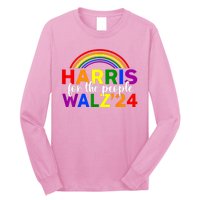 Harris Waltz 2024 For The People Lgbt Kamala Harris Long Sleeve Shirt