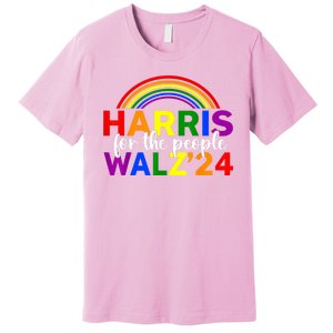 Harris Waltz 2024 For The People Lgbt Kamala Harris Premium T-Shirt