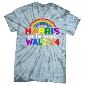 Harris Waltz 2024 For The People Lgbt Kamala Harris Tie-Dye T-Shirt