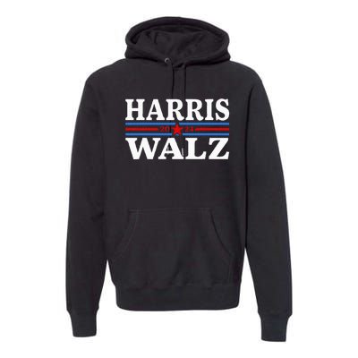 Harris Waltz 2024 Election Kamala Harris Tim Waltz 2024 Premium Hoodie