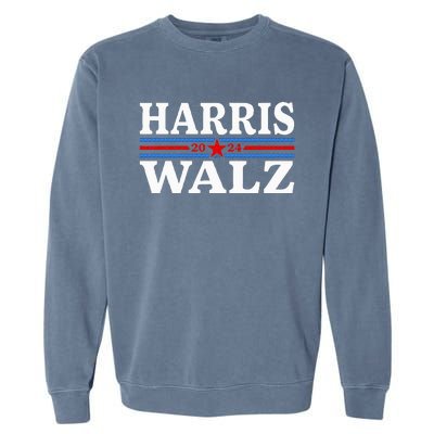 Harris Waltz 2024 Election Kamala Harris Tim Waltz 2024 Garment-Dyed Sweatshirt