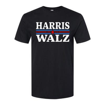 Harris Waltz 2024 Election Kamala Harris Tim Waltz 2024 Softstyle CVC T-Shirt