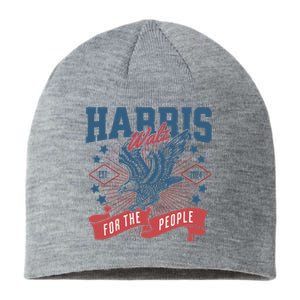 Harris Walz 2024 Election President Kamala Harris Tim Waltz Sustainable Beanie