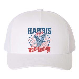 Harris Walz 2024 Election President Kamala Harris Tim Waltz Yupoong Adult 5-Panel Trucker Hat