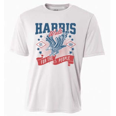 Harris Walz 2024 Election President Kamala Harris Tim Waltz Cooling Performance Crew T-Shirt