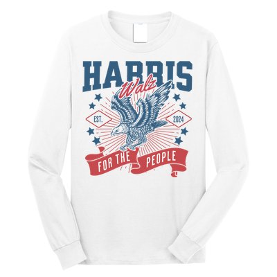 Harris Walz 2024 Election President Kamala Harris Tim Waltz Long Sleeve Shirt