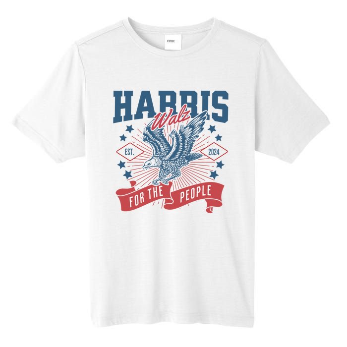 Harris Walz 2024 Election President Kamala Harris Tim Waltz Tall Fusion ChromaSoft Performance T-Shirt