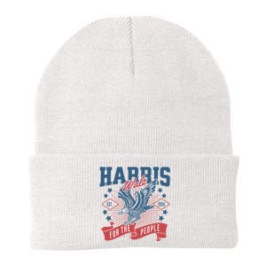 Harris Walz 2024 Election President Kamala Harris Tim Waltz Knit Cap Winter Beanie