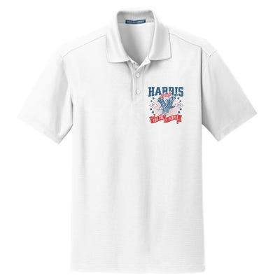 Harris Walz 2024 Election President Kamala Harris Tim Waltz Dry Zone Grid Polo