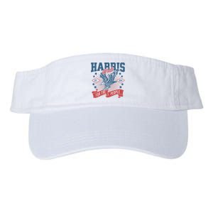 Harris Walz 2024 Election President Kamala Harris Tim Waltz Valucap Bio-Washed Visor