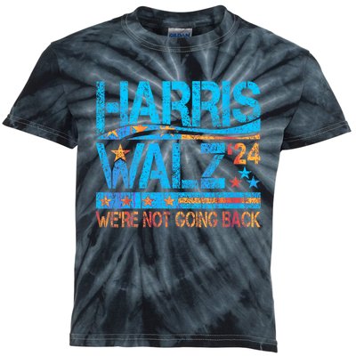 Harris Waltz 2024 Election Kamala Harris Tim Waltz 2024 Kids Tie-Dye T-Shirt