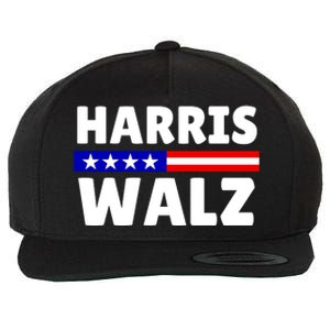 Harris Walz 2024 Election Logo Wool Snapback Cap