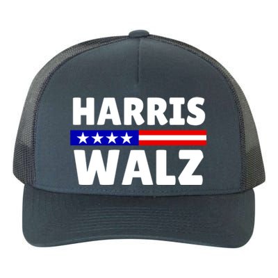 Harris Walz 2024 Election Logo Yupoong Adult 5-Panel Trucker Hat