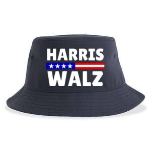 Harris Walz 2024 Election Logo Sustainable Bucket Hat