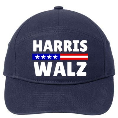 Harris Walz 2024 Election Logo 7-Panel Snapback Hat