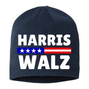 Harris Walz 2024 Election Logo Sustainable Beanie