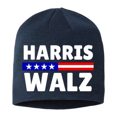 Harris Walz 2024 Election Logo Sustainable Beanie