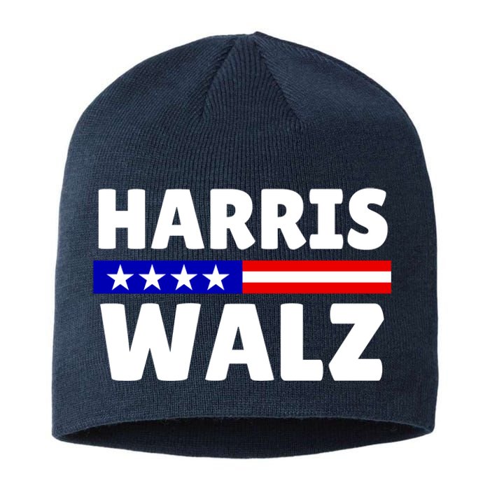 Harris Walz 2024 Election Logo Sustainable Beanie