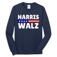 Harris Walz 2024 Election Logo Tall Long Sleeve T-Shirt