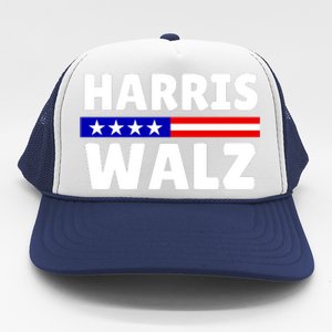 Harris Walz 2024 Election Logo Trucker Hat