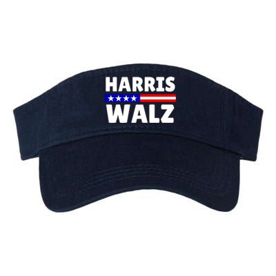 Harris Walz 2024 Election Logo Valucap Bio-Washed Visor