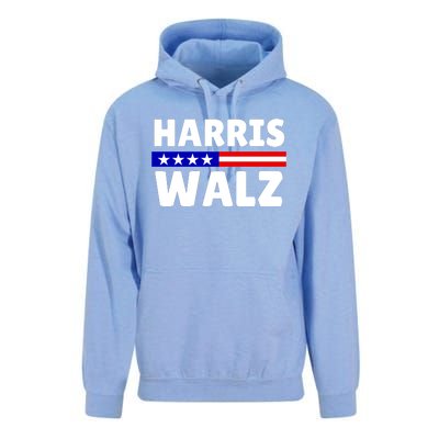 Harris Walz 2024 Election Logo Unisex Surf Hoodie