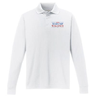 Harump Wallace 2024 Performance Long Sleeve Polo