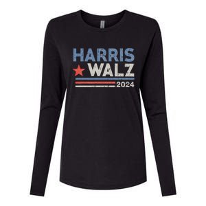 Harris Waltz 2024 Election Kamala Harris Tim Waltz Womens Cotton Relaxed Long Sleeve T-Shirt