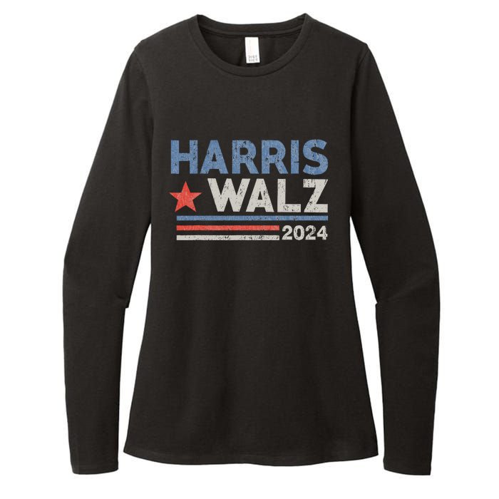 Harris Waltz 2024 Election Kamala Harris Tim Waltz Womens CVC Long Sleeve Shirt