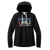 Harris Waltz 2024 Election Kamala Harris Tim Waltz Women's Fleece Hoodie