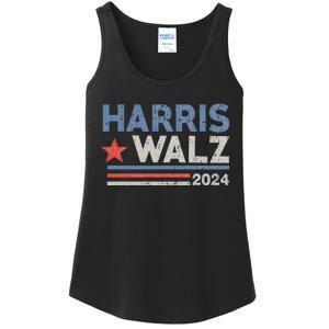 Harris Waltz 2024 Election Kamala Harris Tim Waltz Ladies Essential Tank