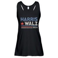 Harris Waltz 2024 Election Kamala Harris Tim Waltz Ladies Essential Flowy Tank