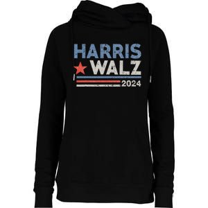 Harris Waltz 2024 Election Kamala Harris Tim Waltz Womens Funnel Neck Pullover Hood