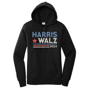 Harris Waltz 2024 Election Kamala Harris Tim Waltz Women's Pullover Hoodie