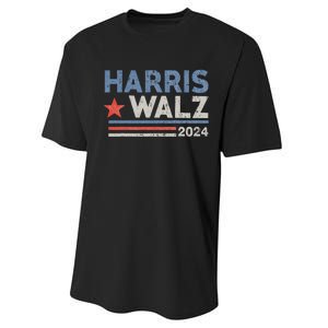 Harris Waltz 2024 Election Kamala Harris Tim Waltz Performance Sprint T-Shirt