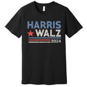 Harris Waltz 2024 Election Kamala Harris Tim Waltz Premium T-Shirt