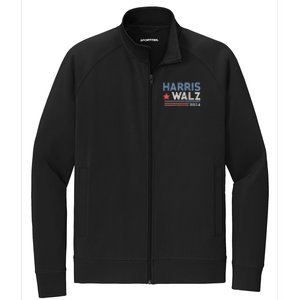 Harris Waltz 2024 Election Kamala Harris Tim Waltz Stretch Full-Zip Cadet Jacket