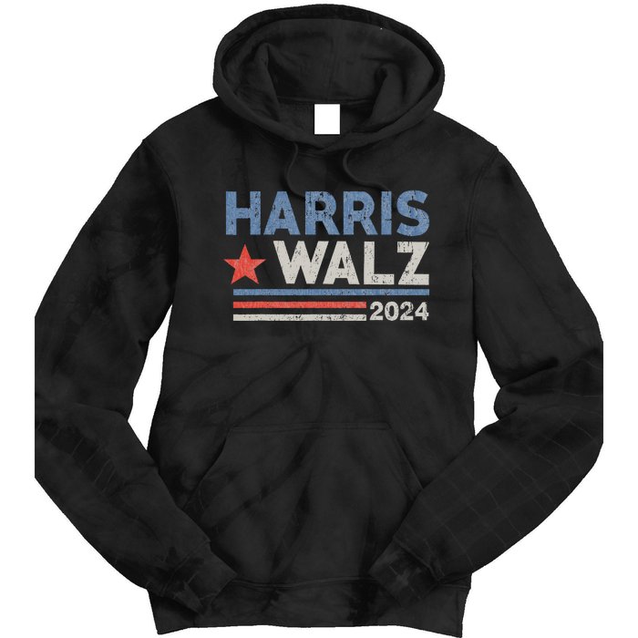 Harris Waltz 2024 Election Kamala Harris Tim Waltz Tie Dye Hoodie