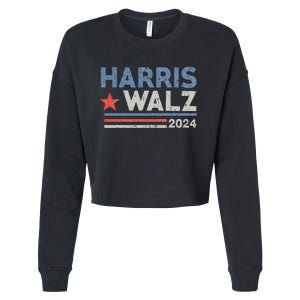 Harris Waltz 2024 Election Kamala Harris Tim Waltz Cropped Pullover Crew