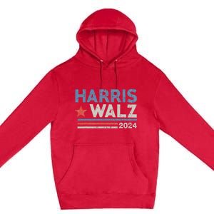 Harris Waltz 2024 Election Kamala Harris Tim Waltz Premium Pullover Hoodie