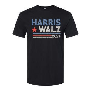 Harris Waltz 2024 Election Kamala Harris Tim Waltz Softstyle CVC T-Shirt