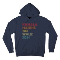 Harris Walz 2024 Kamala Harris Tim Walz Waltz Vintage Style Hoodie