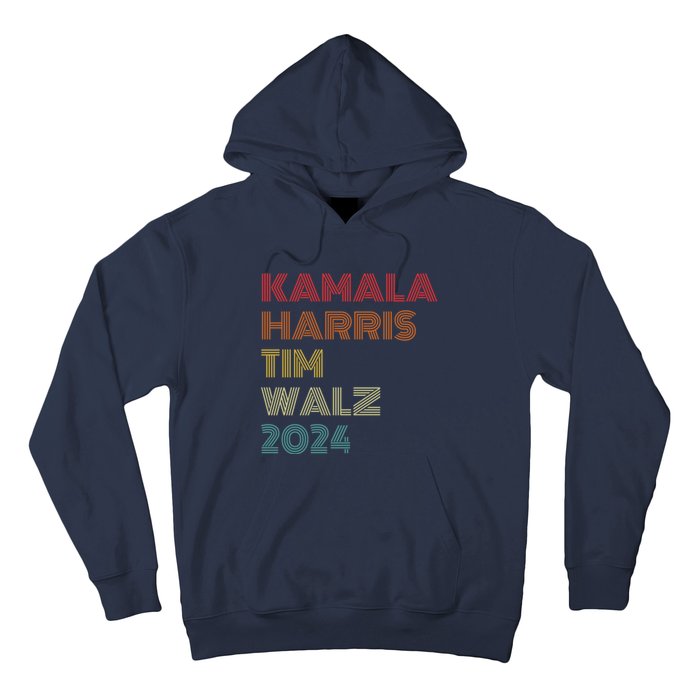 Harris Walz 2024 Kamala Harris Tim Walz Waltz Vintage Style Hoodie