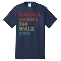 Harris Walz 2024 Kamala Harris Tim Walz Waltz Vintage Style Tall T-Shirt