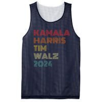 Harris Walz 2024 Kamala Harris Tim Walz Waltz Vintage Style Mesh Reversible Basketball Jersey Tank