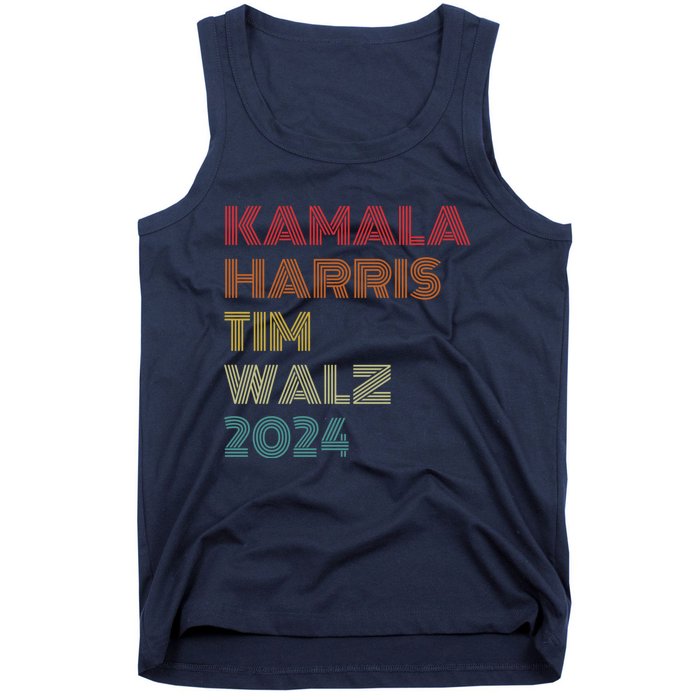 Harris Walz 2024 Kamala Harris Tim Walz Waltz Vintage Style Tank Top