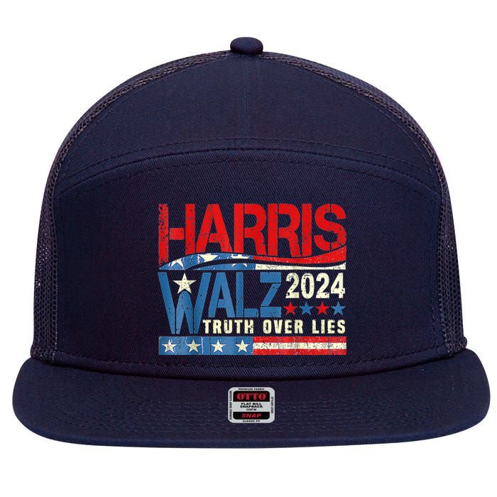 Harris Waltz 2024 7 Panel Mesh Trucker Snapback Hat