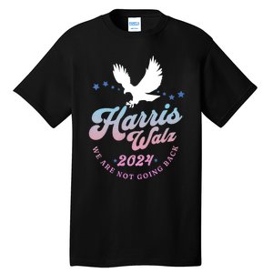 Harris Walz 2024 Election Vote Blue Kamala Walz 2024 Tall T-Shirt