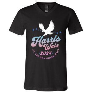 Harris Walz 2024 Election Vote Blue Kamala Walz 2024 V-Neck T-Shirt